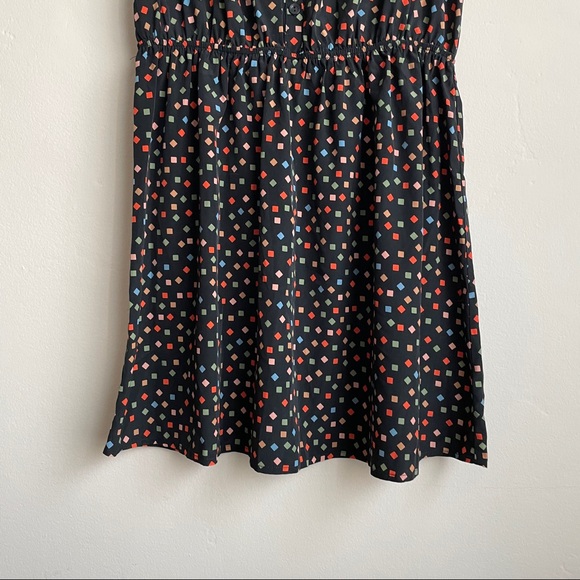 Forever 21 / Square Polka Dot Black Dress - Picture 3 of 8